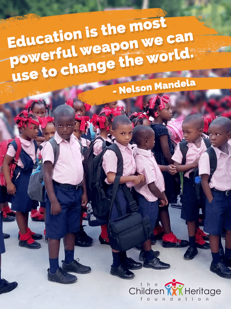 Education is the most powerful weapon we can use to change the world